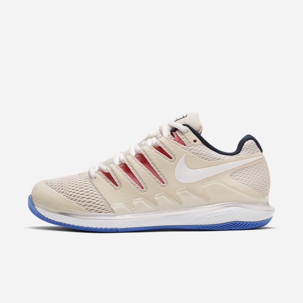 Chaussure De Tennis Nike NikeCourt Air Zoom Vapor X Beige 6179-583 Light Orewood Brown/Sunblush/Obsidian/White Femme | UTW-45338964